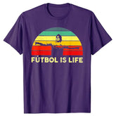 Futbol Is Life Retro T-Shirt