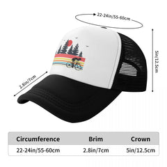 Retro Cyclist Trucker Cap