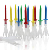 Multi Color 20pcs Plastic Crown Golf Tees (More Distance)