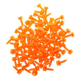 100 Pcs/Pack Orange Castle Professional Golf Tees 25mm 0.98'