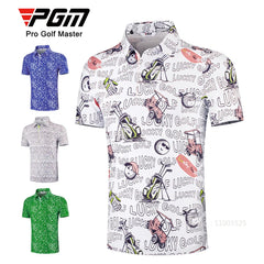 PGM Printed Golf Polo Tshirt
