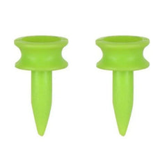 Plastic Green Golf Tees - 21mm