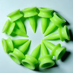 Plastic Green Golf Tees - 21mm
