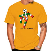 Mens Retro Italia 90 Football T-Shirt