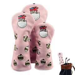 Cartoon Design Golf Driver Head Covers (Driver, Fairway and Hybrid