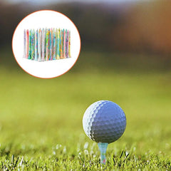 Multi Coloured Funky Wooden Golf Tees