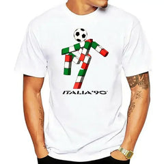 Mens Retro Italia 90 Football T-Shirt