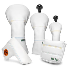 Plain White Fashion Golf Headcovers