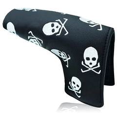 Golf Blade Putter Head Covers - Skull Design