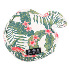 Magnetic Mallet Putter Cover – Tropical Floral Design