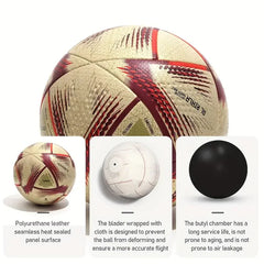 Gold & Red Football - Size 5