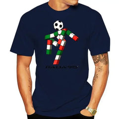 Mens Retro Italia 90 Football T-Shirt