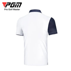 PGM Men's Golf Short Sleeved Polo T Shirt
