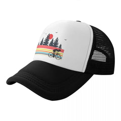 Retro Cyclist Trucker Cap