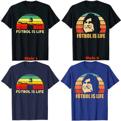 Futbol Is Life Retro T-Shirt