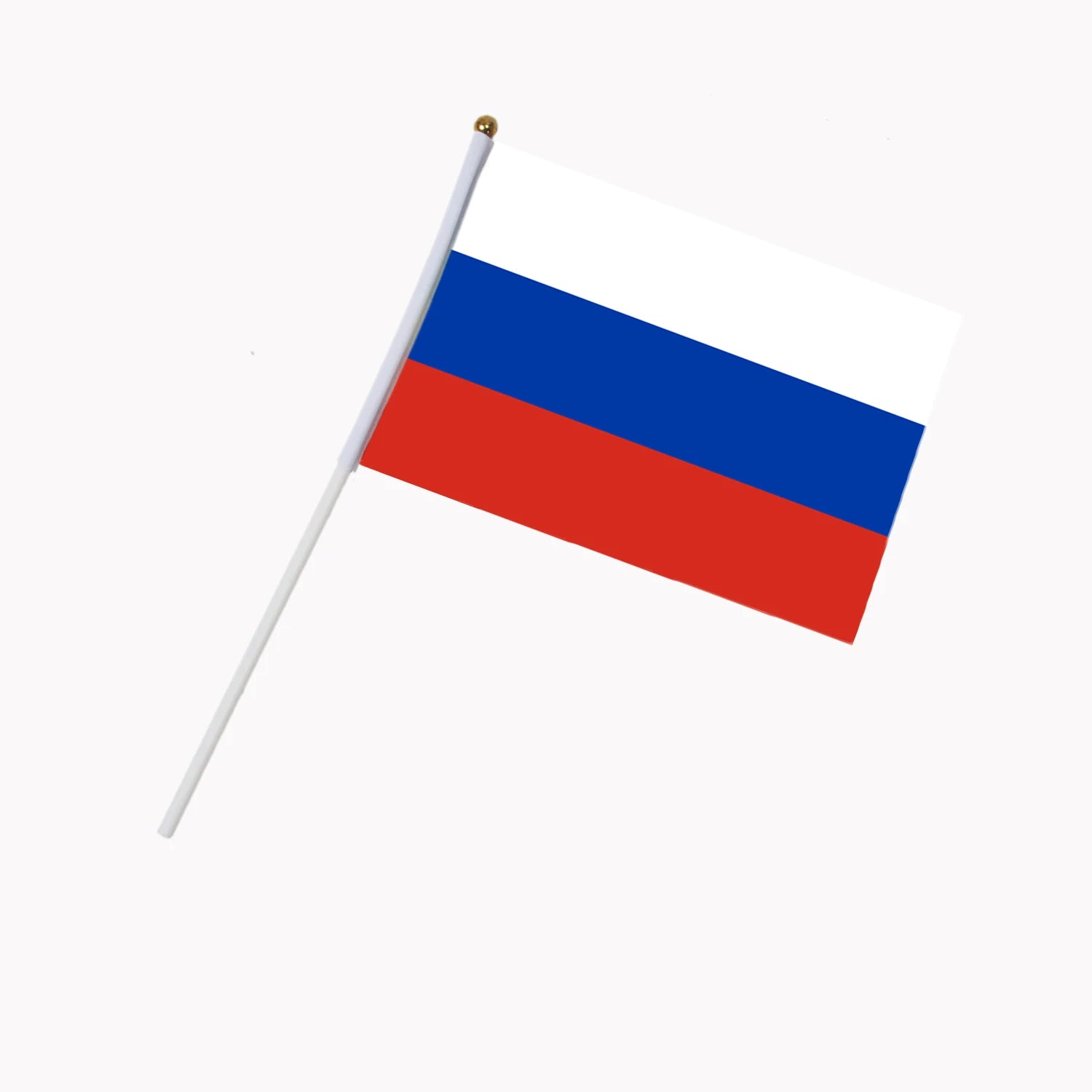 14x21cm  5pcs The French flag hand waving flags with Plastic Flagpoles Activity parade Sports Home Decoration   NN012