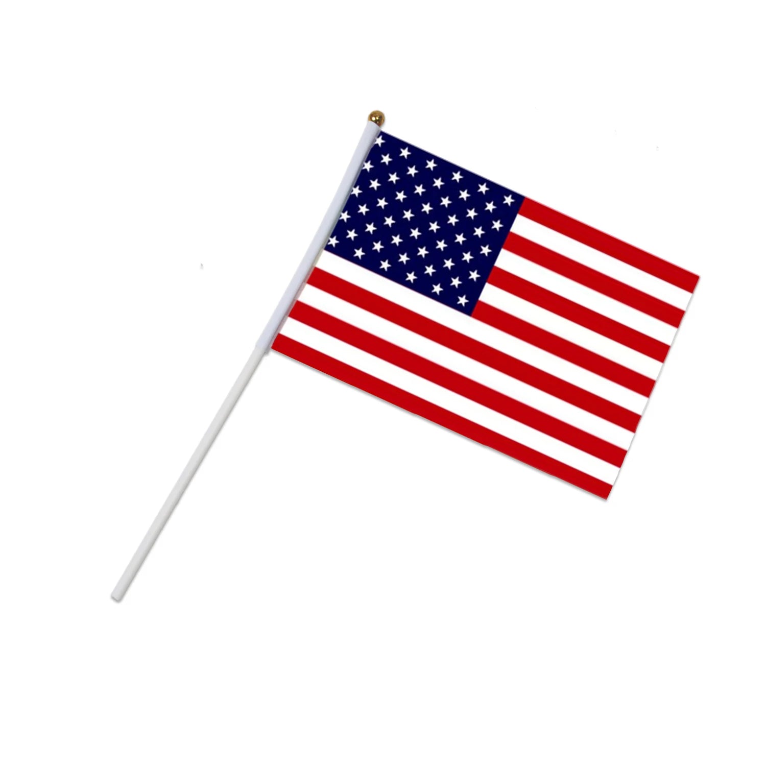 14x21cm  5pcs The French flag hand waving flags with Plastic Flagpoles Activity parade Sports Home Decoration   NN012