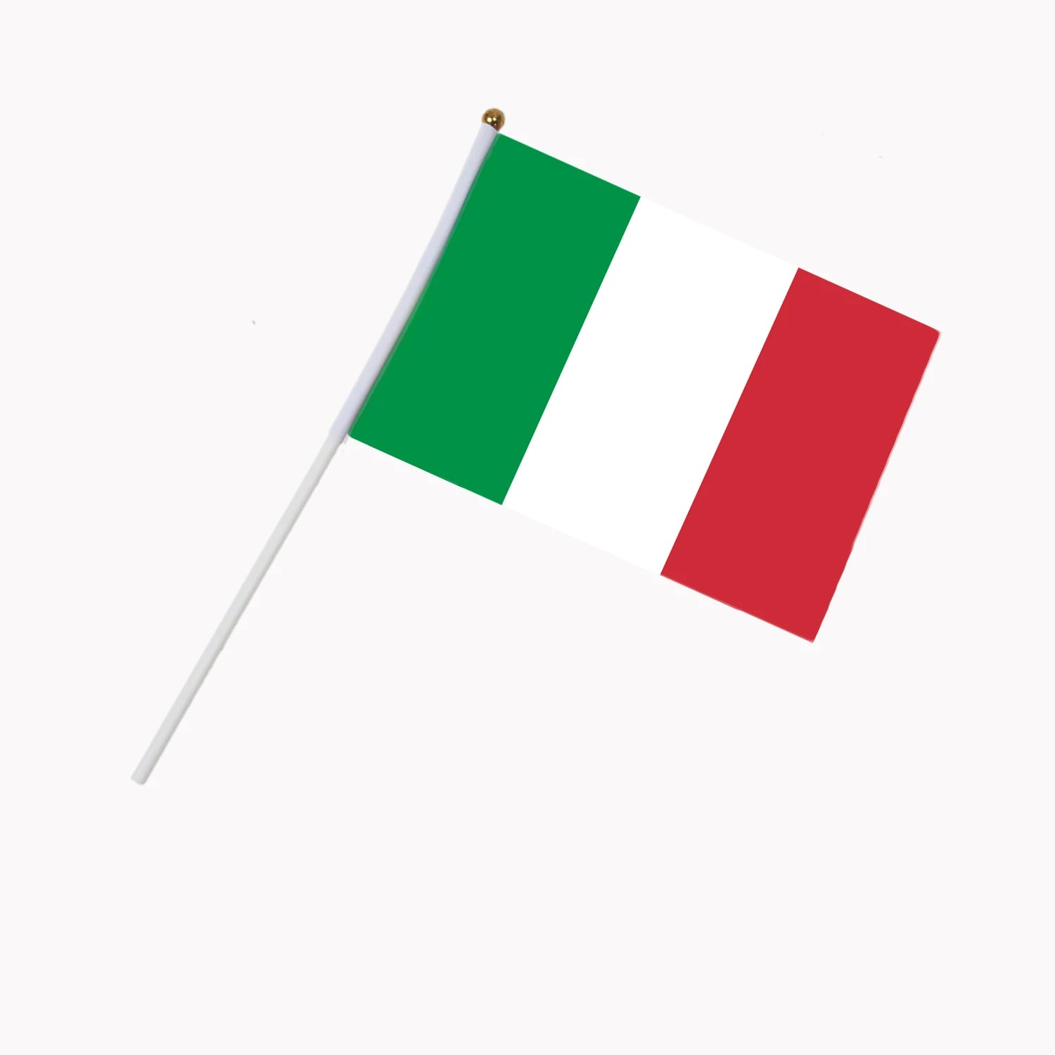 14x21cm  5pcs The French flag hand waving flags with Plastic Flagpoles Activity parade Sports Home Decoration   NN012