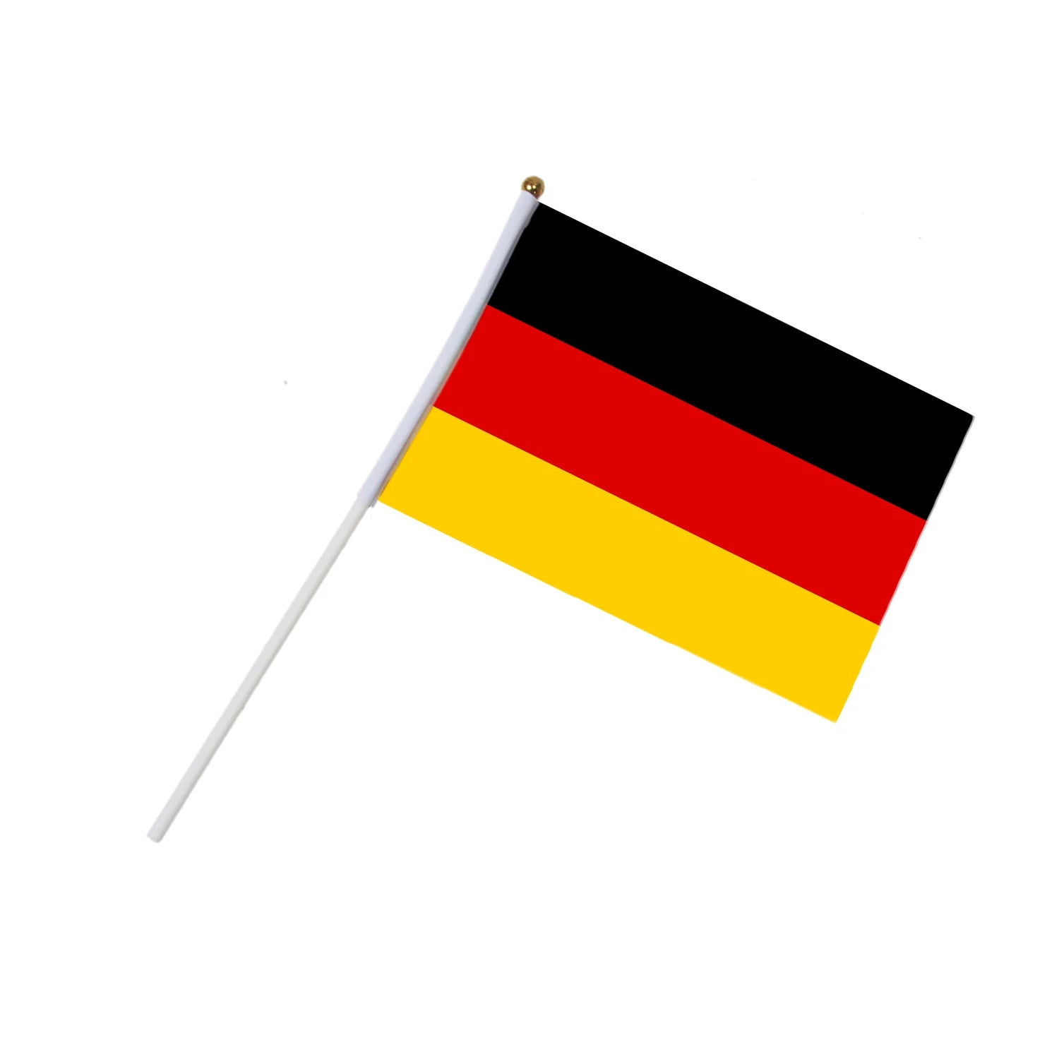 14x21cm  5pcs The French flag hand waving flags with Plastic Flagpoles Activity parade Sports Home Decoration   NN012