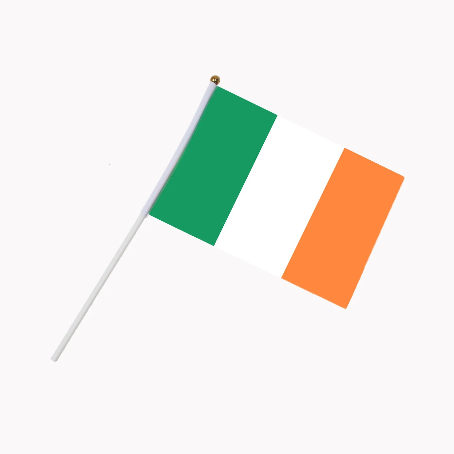 14x21cm  5pcs The French flag hand waving flags with Plastic Flagpoles Activity parade Sports Home Decoration   NN012