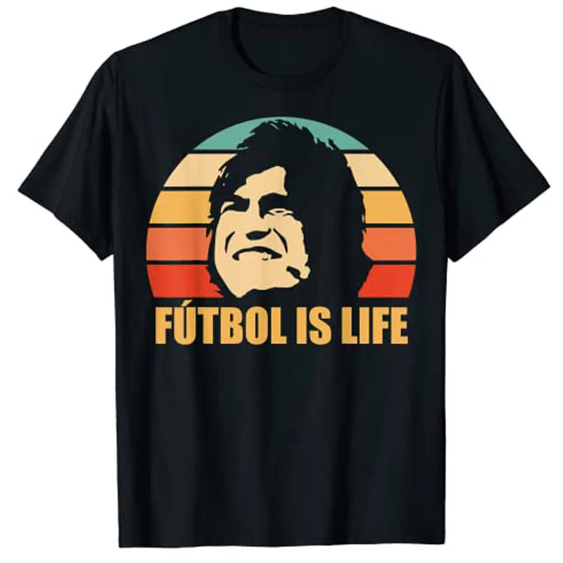 Futbol Is Life Retro T-Shirt