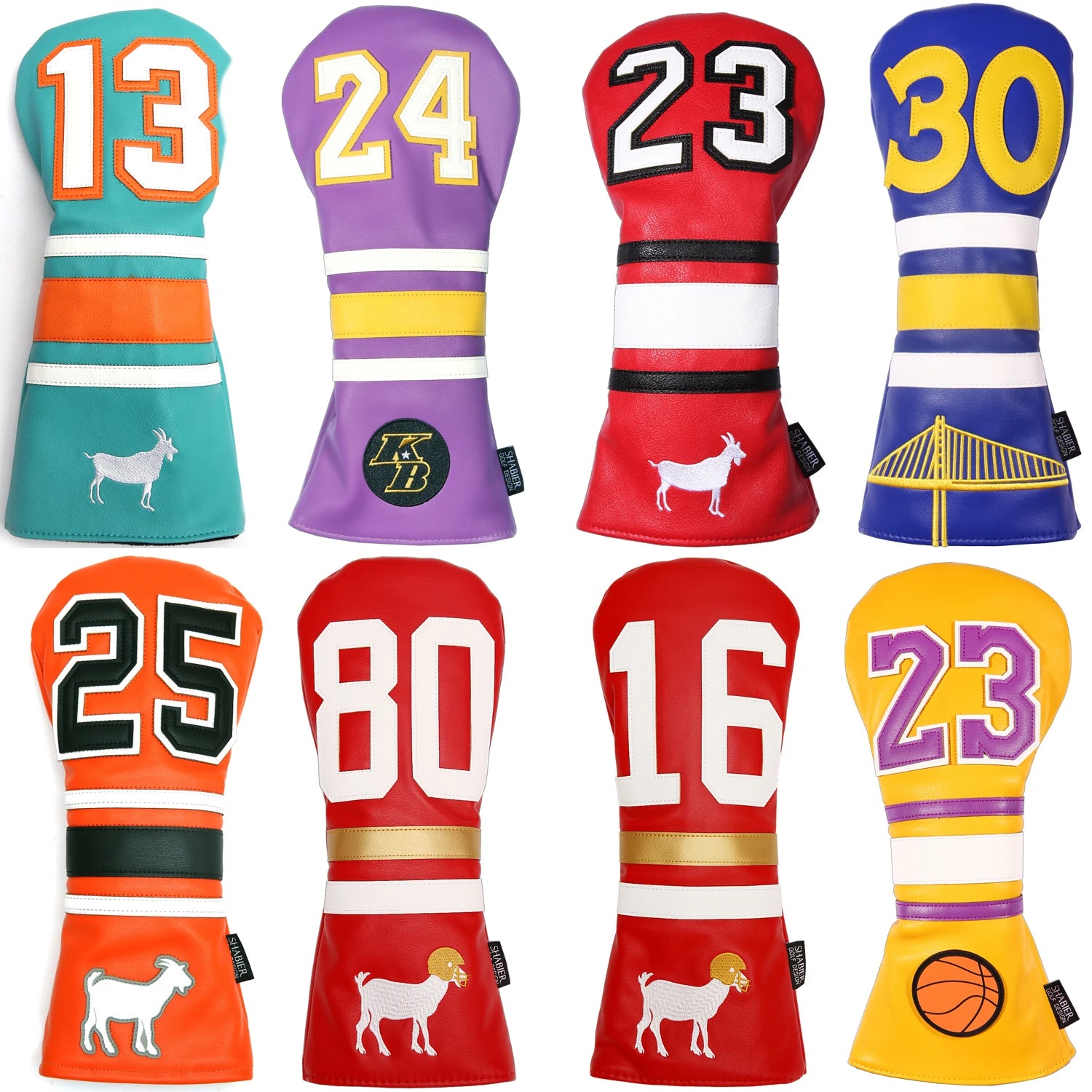 Golf Driver Headcovers - American Sporting Heroes