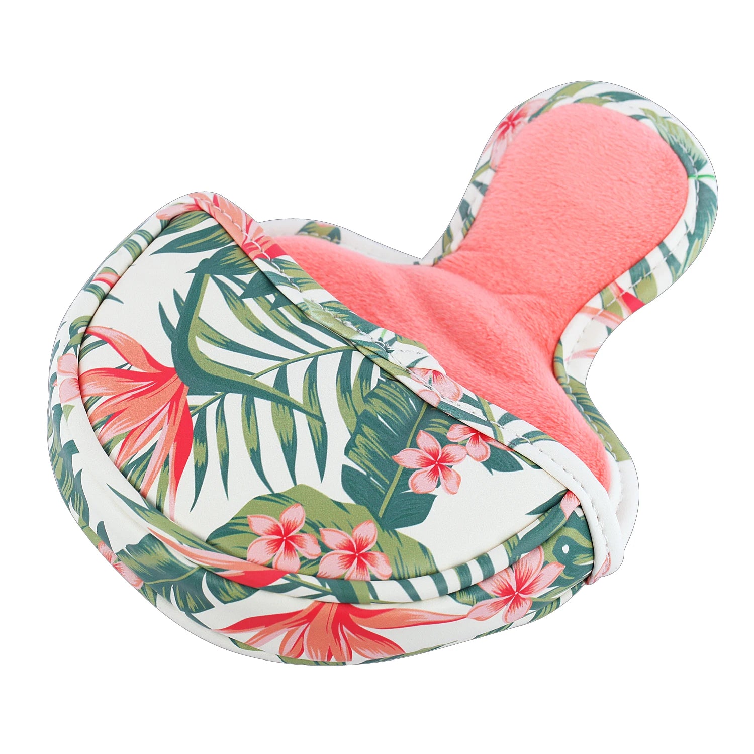 Magnetic Mallet Putter Cover – Tropical Floral Design