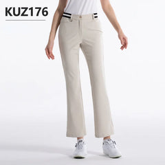 PGM Khaki Flared Womens Golf Trousers