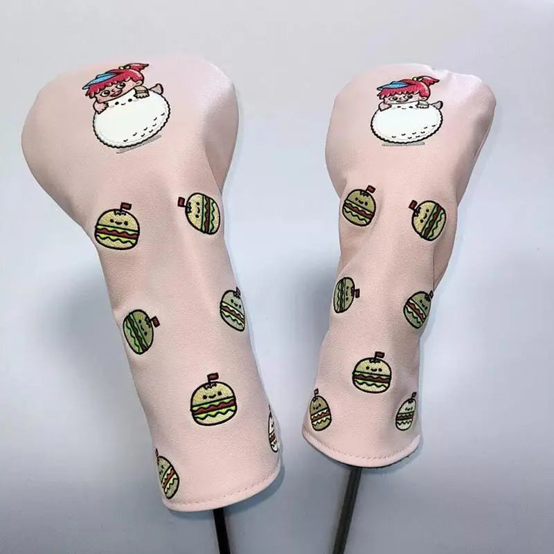 Cartoon Design Golf Driver Head Covers (Driver, Fairway and Hybrid