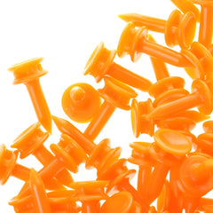 100 Pcs/Pack Orange Castle Professional Golf Tees 25mm 0.98'