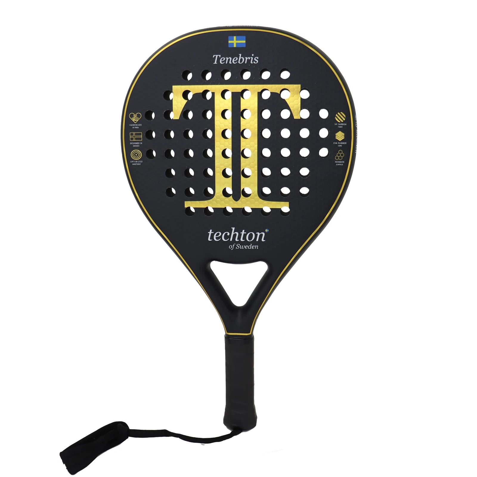 Padel Racket 3D Hexgon with Cover Bag