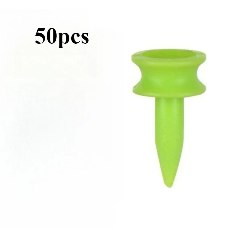 Plastic Green Golf Tees - 21mm