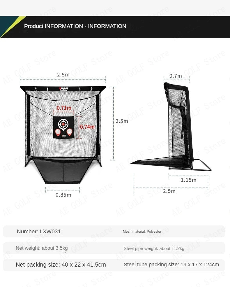 PGM Golf Practice Net Automatic Return