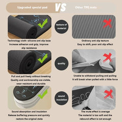 Eco-Friendly Yoga Mat With Guides