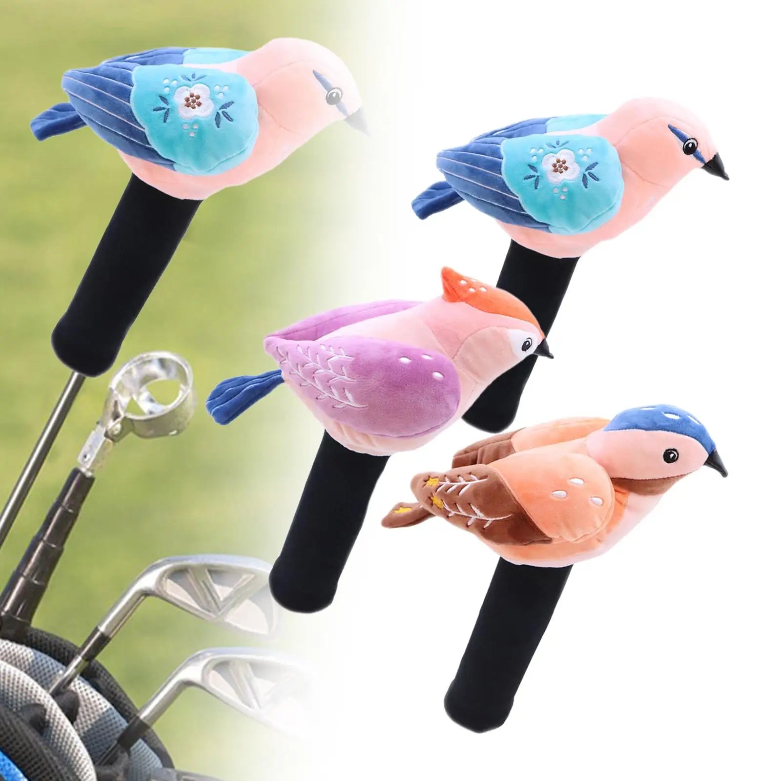 Fluffy Bird Golf Driver Headcover