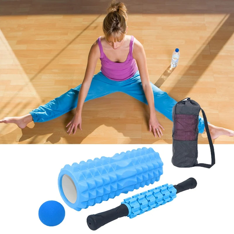 Fitness Foam Massage Roller Set