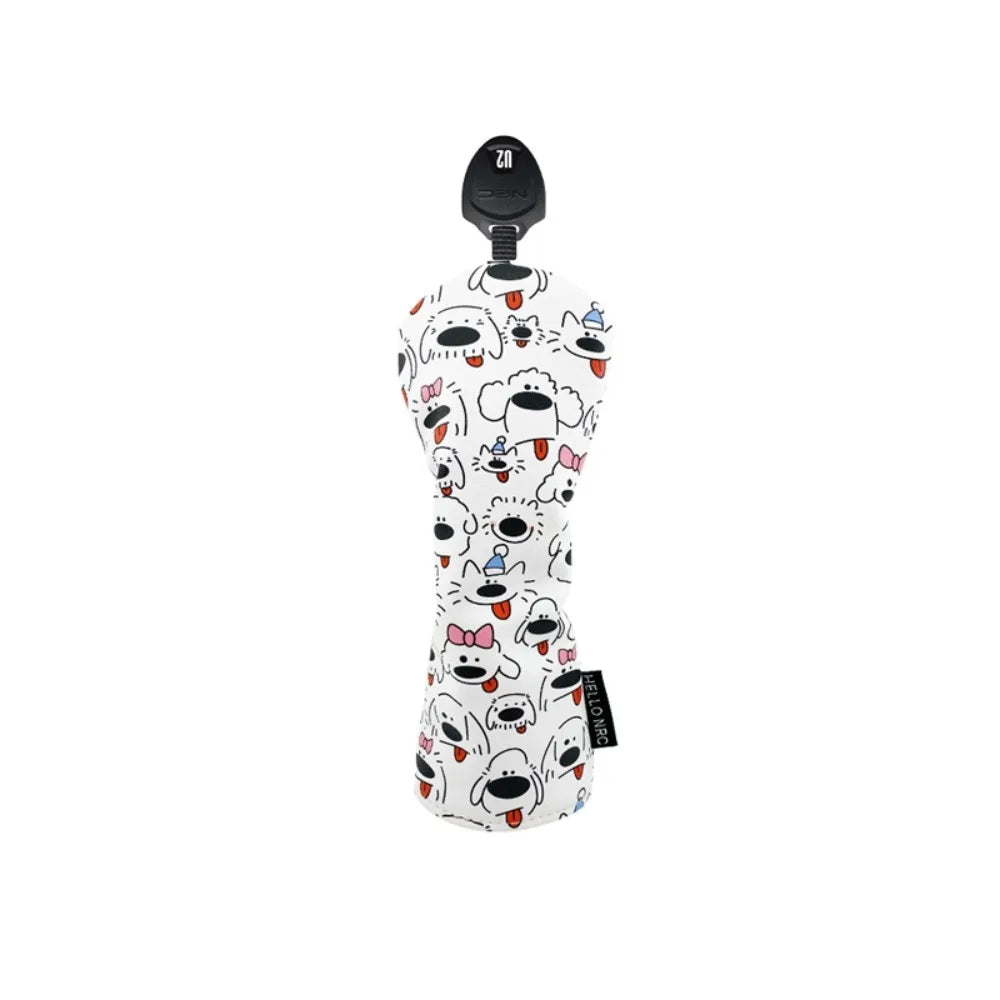 Puppy Pattern Golf Club Headcovers (Driver, Fairway wood & Hybrid