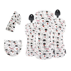 Puppy Pattern Golf Club Headcovers (Driver, Fairway wood & Hybrid