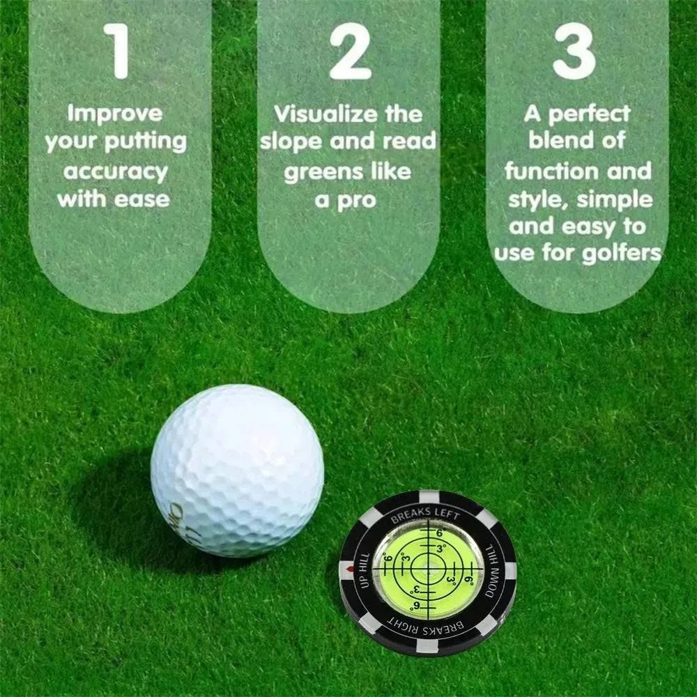 Slope Reader Golf Ball Marker