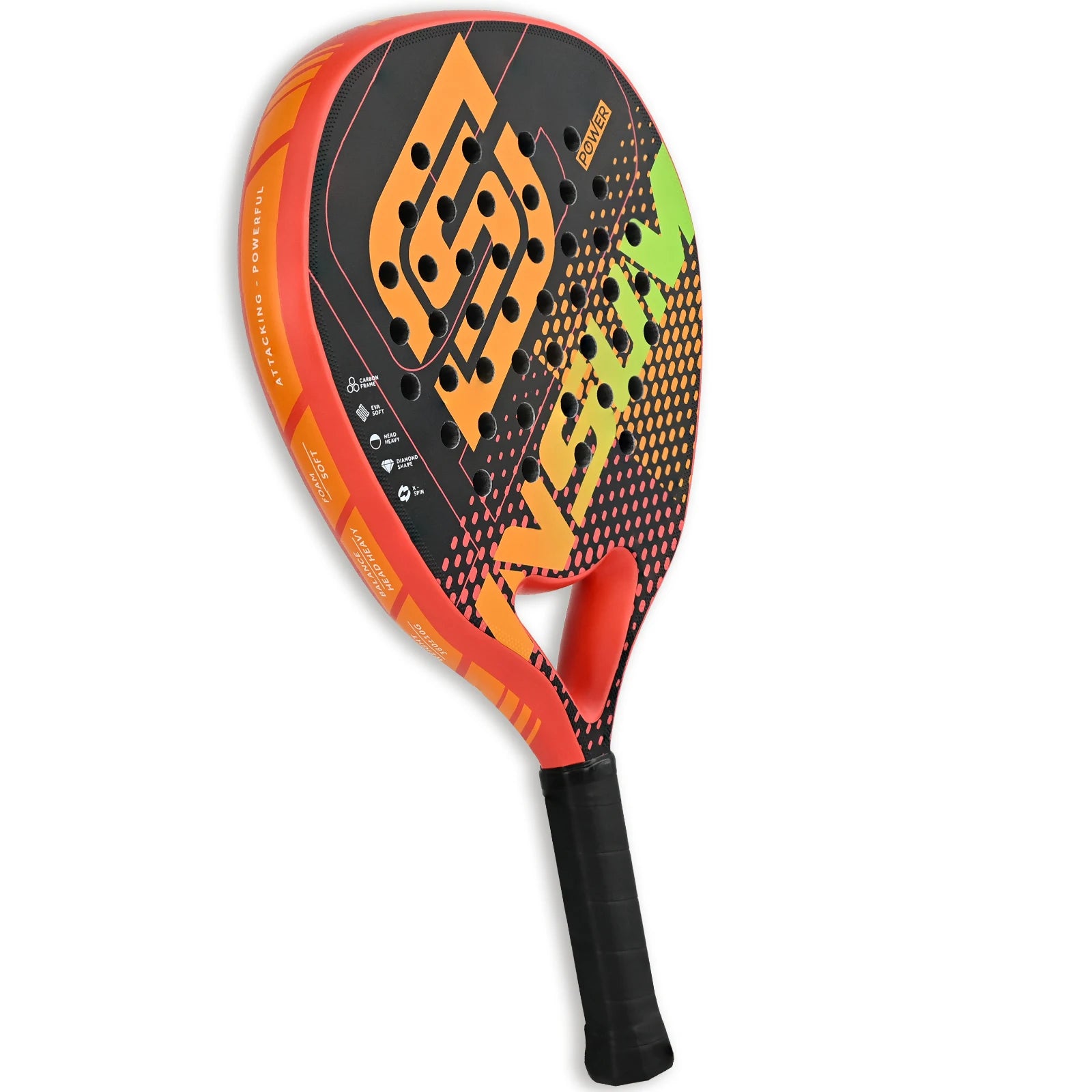 Padel Racket Carbon Fiber Diamond Shape