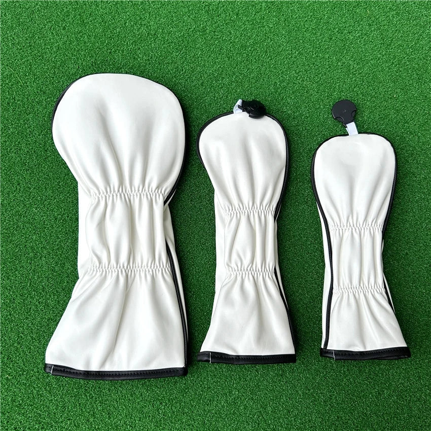 Embroidered Skull Hydrogen Design Golf Headcover (Driver, Fairway wood & Hybrid)