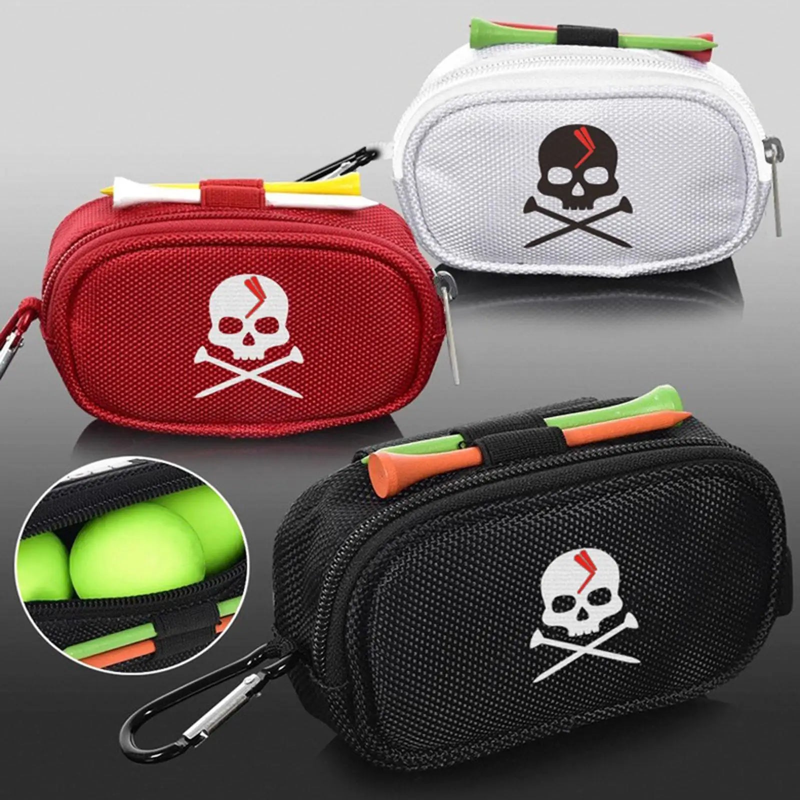 Golf Pouch Bag For Tees, Ball Markers and Pitch Repairers