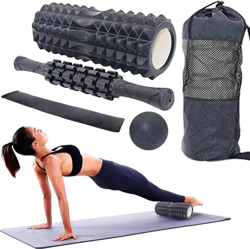 Fitness Foam Massage Roller Set