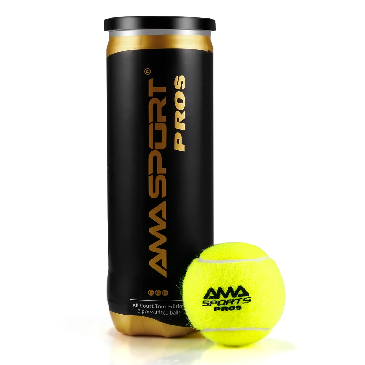 Padel Court Balls Pack of 3