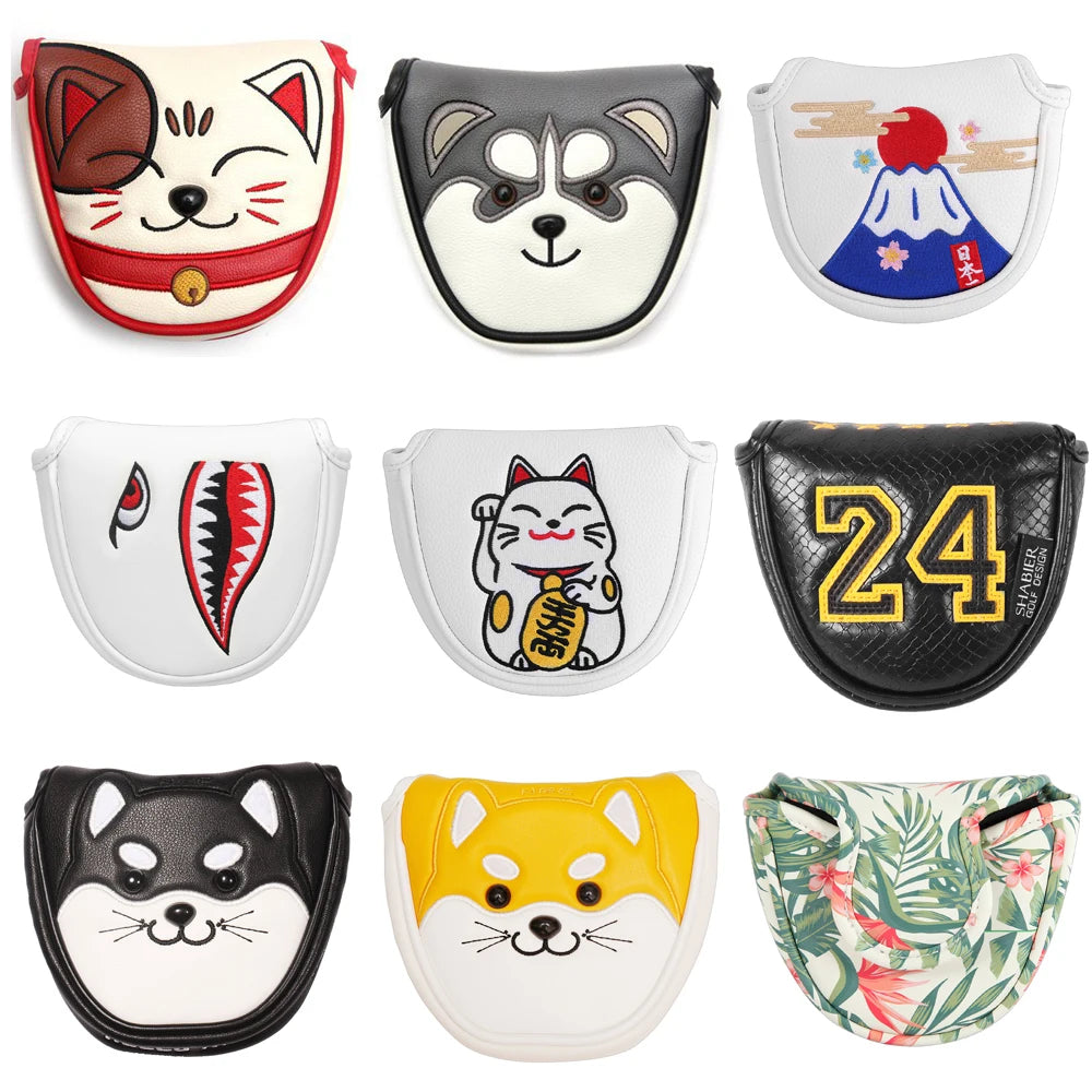 Magnetic Golf Mallet Putter Covers - Multiple Designs