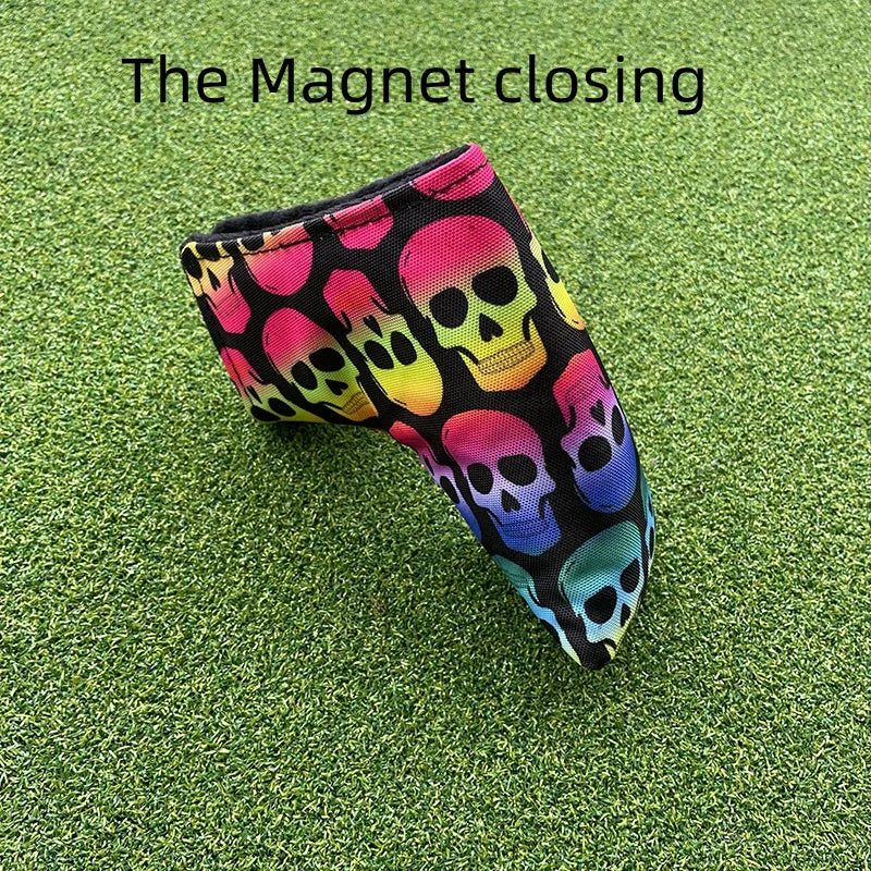 Colored Skulls Canvas Golf Woods Headcovers