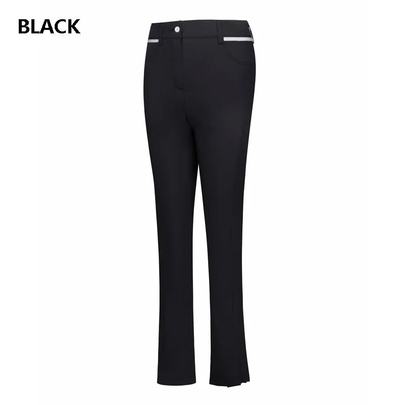 Womens Split High Waist Golf Trousers