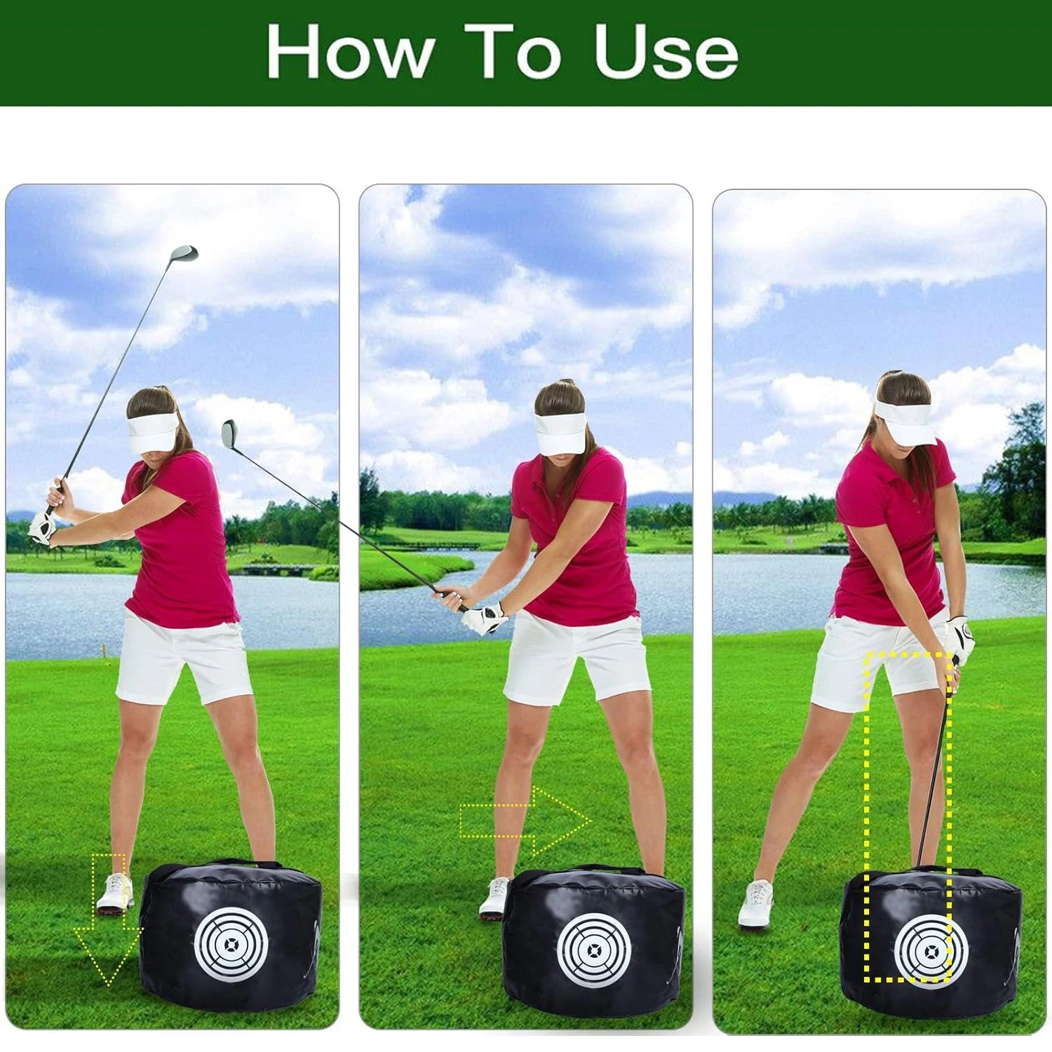 Golf Impact Bag Swing Trainer