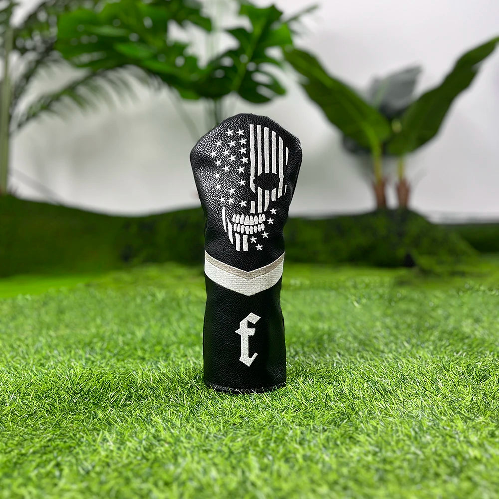 Golf Skull Skeleton Head Covers (Driver, Fairway & Hybrid)