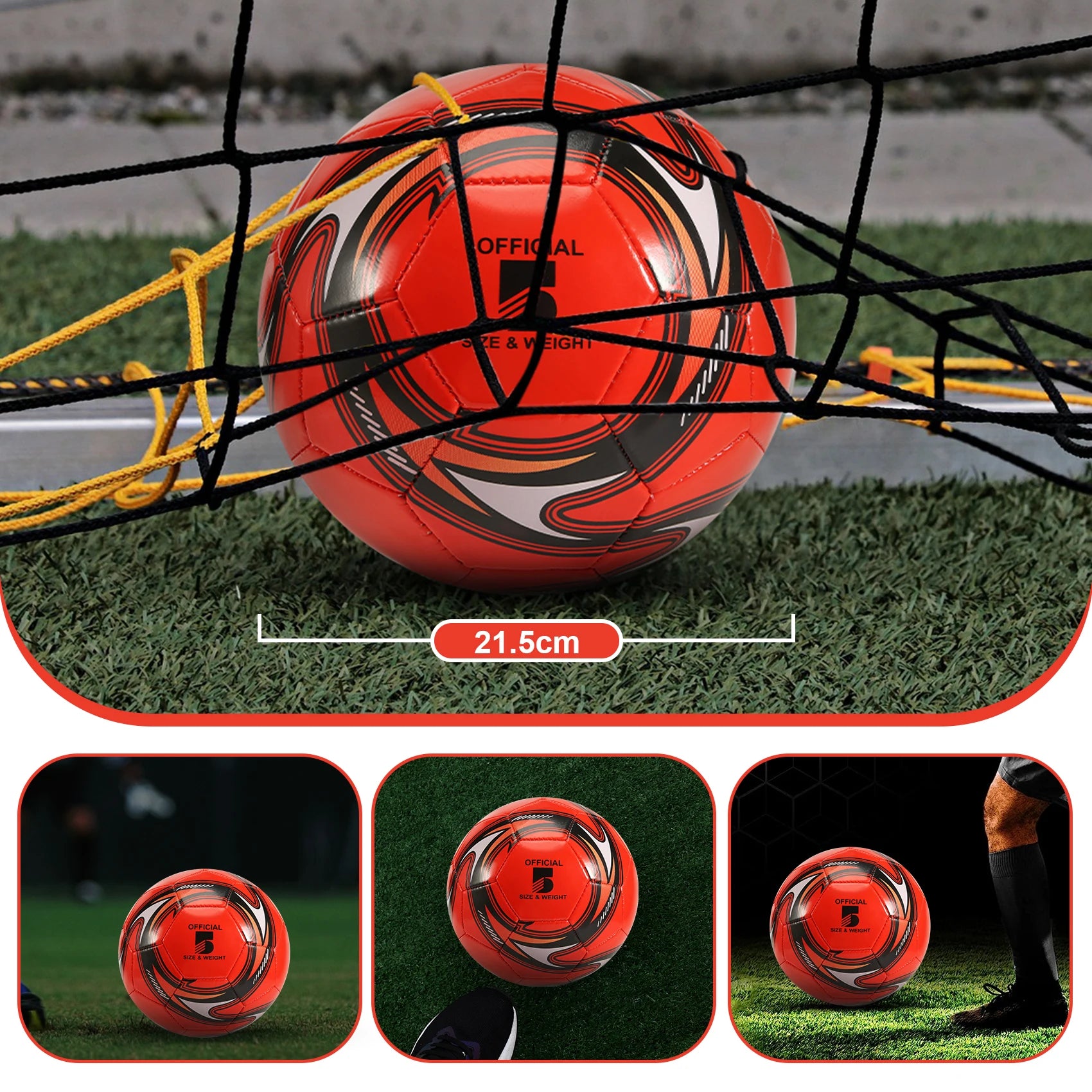 Football Size 5 - Red